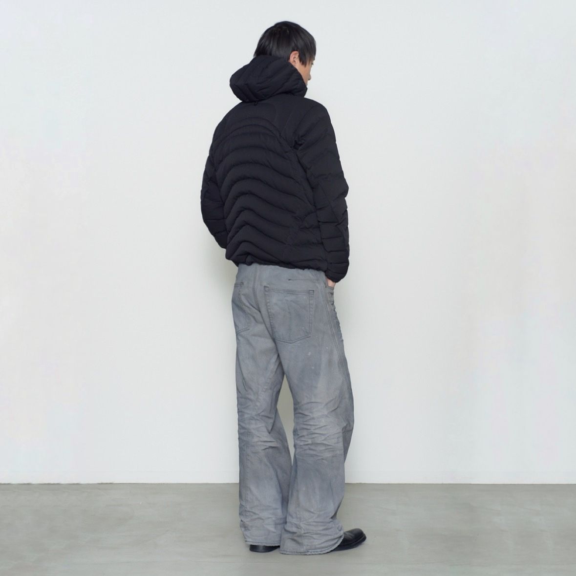 【残り一点】Panelled Hooded Puffer Jacket