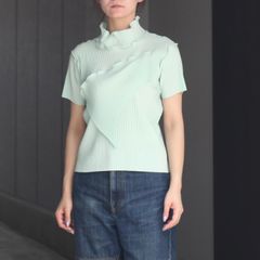 【残り一点】Todo Wave Top Short Sleeve High Neck