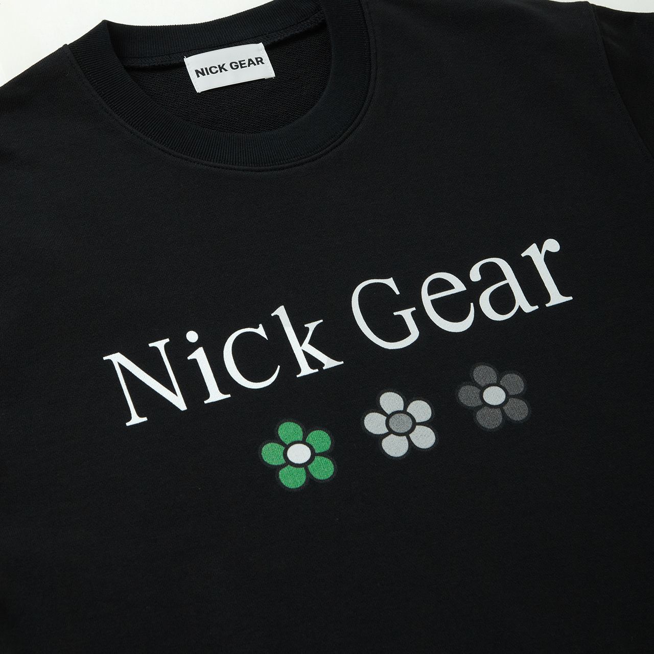 【残り一点】Flower Print Logo Sweat