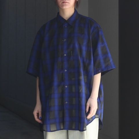 【残り一点】シズルチェックS/Sシャツ