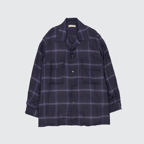 【残り一点】Ombre Plaid Wpocket Shirt