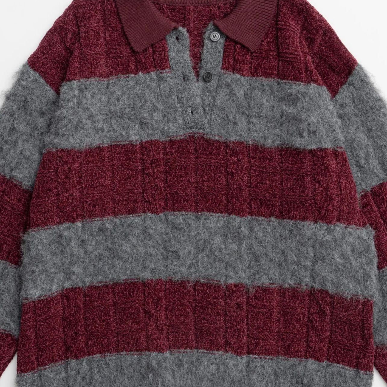 MAISON SPECIAL - 【残り一点】Cable Knitting Border Rugger
