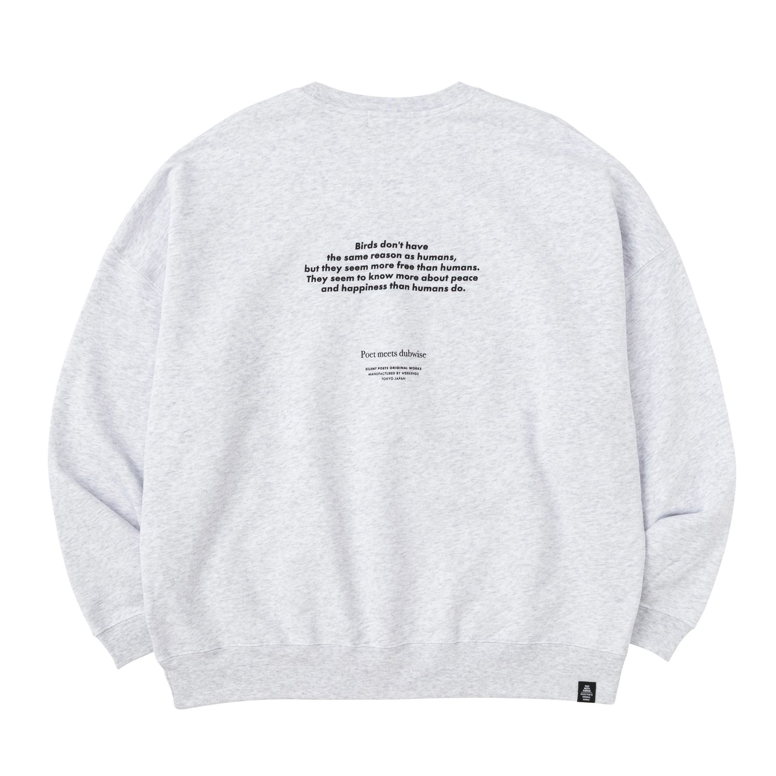 【残り一点】Bird Inkjet Oversized Sweat