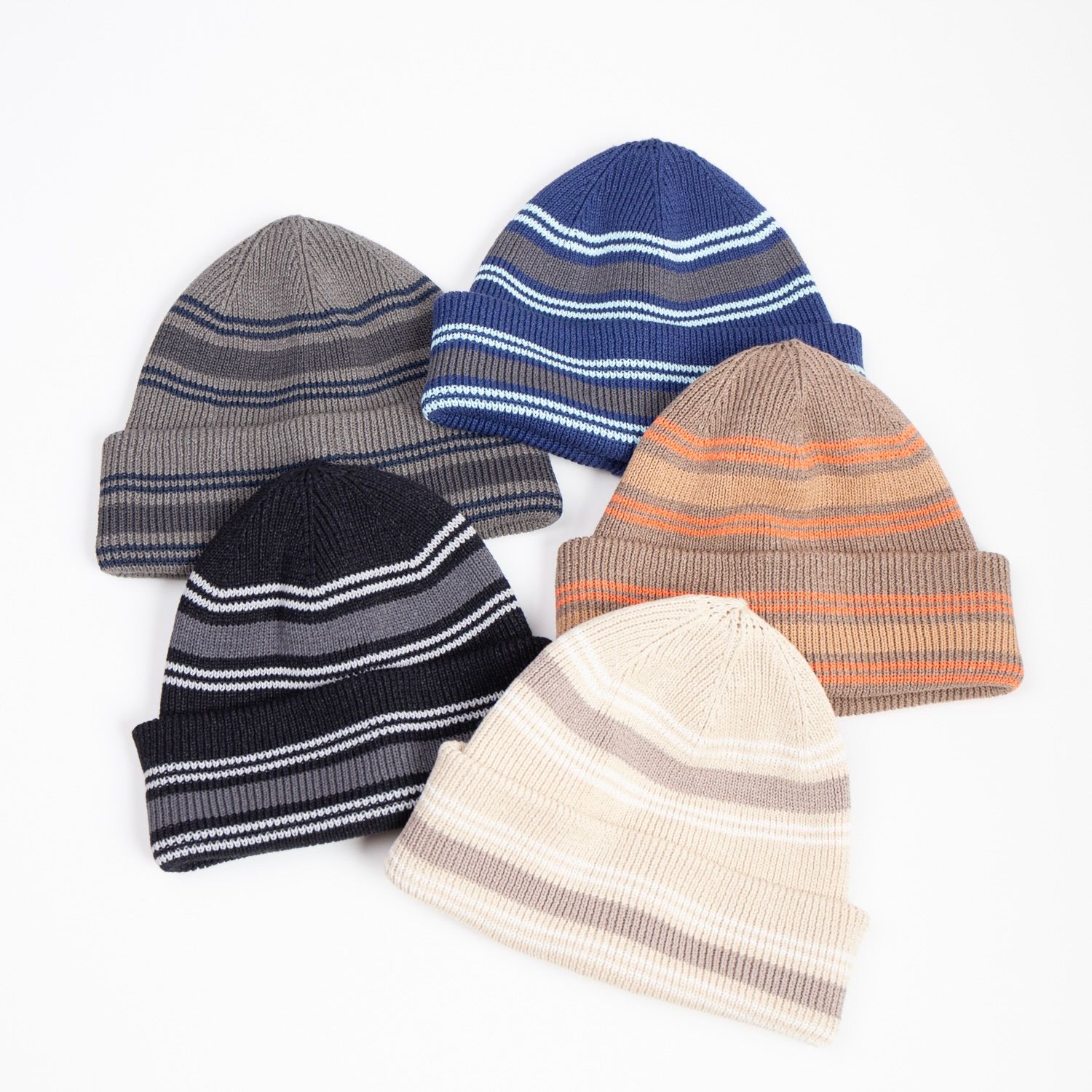 【残り一点】RV Border Short Beanie