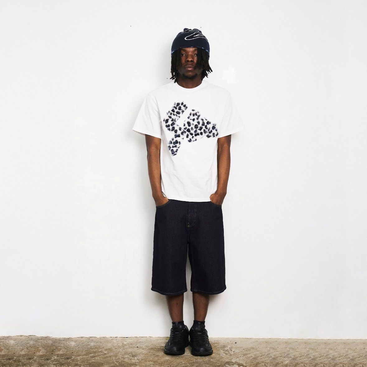 【残り一点】Faux Fur Patch Tee