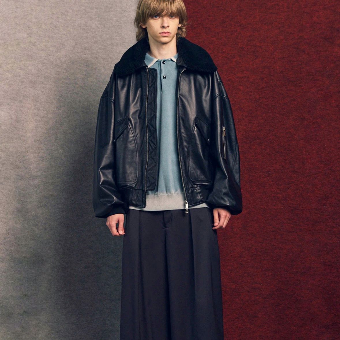 【残り一点】Sheep Leather Mouton G-1 Flight Jacket