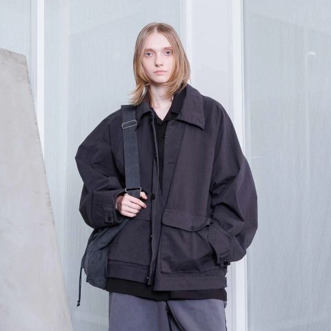 【残り一点】ガーメントダイオーバーサイズブルゾン