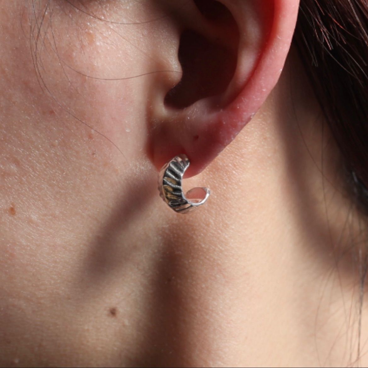 【残り一点】YU-KIN ZG Hoop Earrings(両耳用）