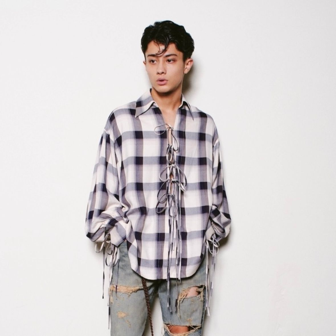 【残り一点】Ombre Corded Shirt