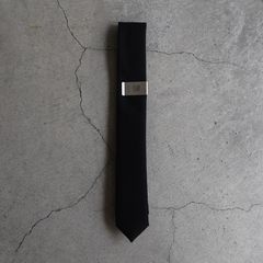【残りわずか】Wool Tie with Money Clip(WOOL BLACK)