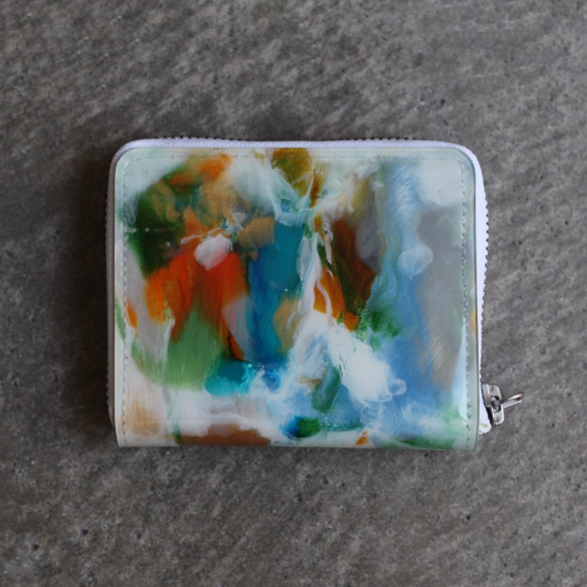 【新品未使用品】macromauro マクロマウロ ペイントショートウォレット macromauro - 【残り一点】Paint Wallet(O) | ACRMTSM ONLINE STORE