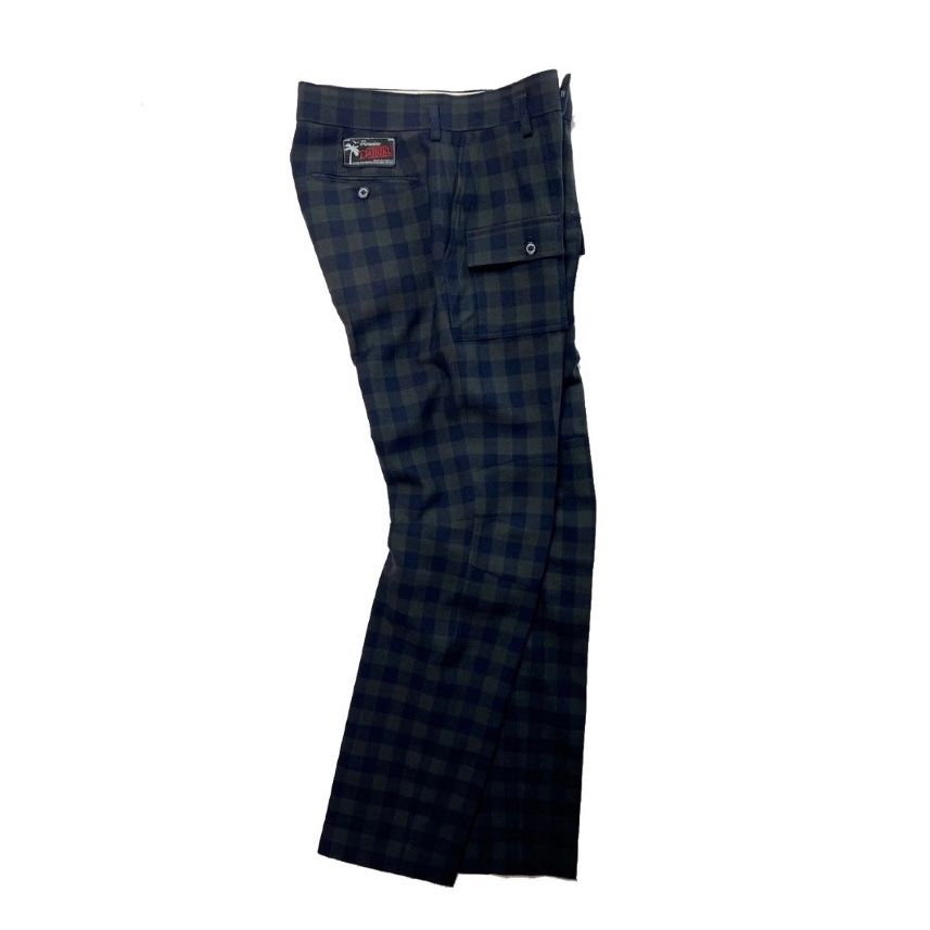 DAIRIKU Biker Check Deck Detail Slacks | www.unimac.az