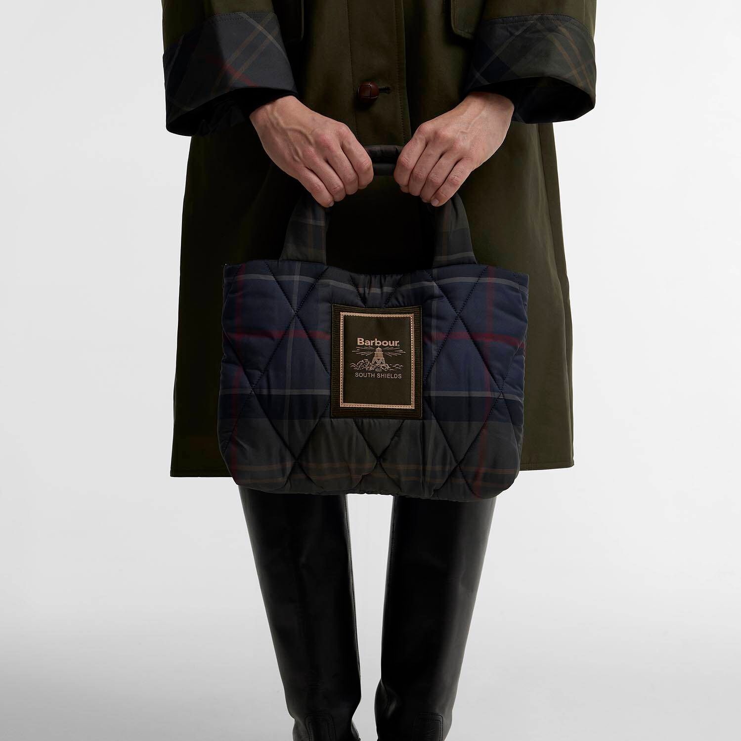 【残り一点】Tartan Arlene Mini Quilted Tote Bag