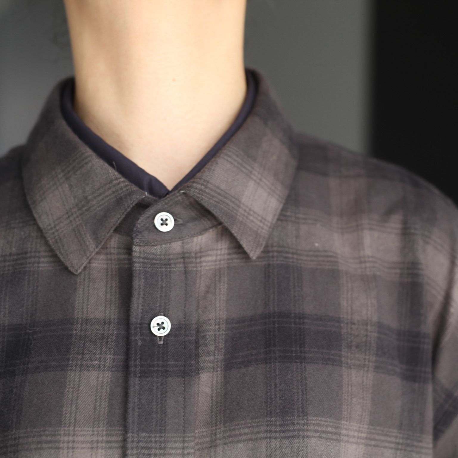 stein - 【残りわずか】Oversized Layered Flannel Shirt | ACRMTSM