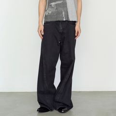 【残り一点】3D Twisted Wide Leg Jeans