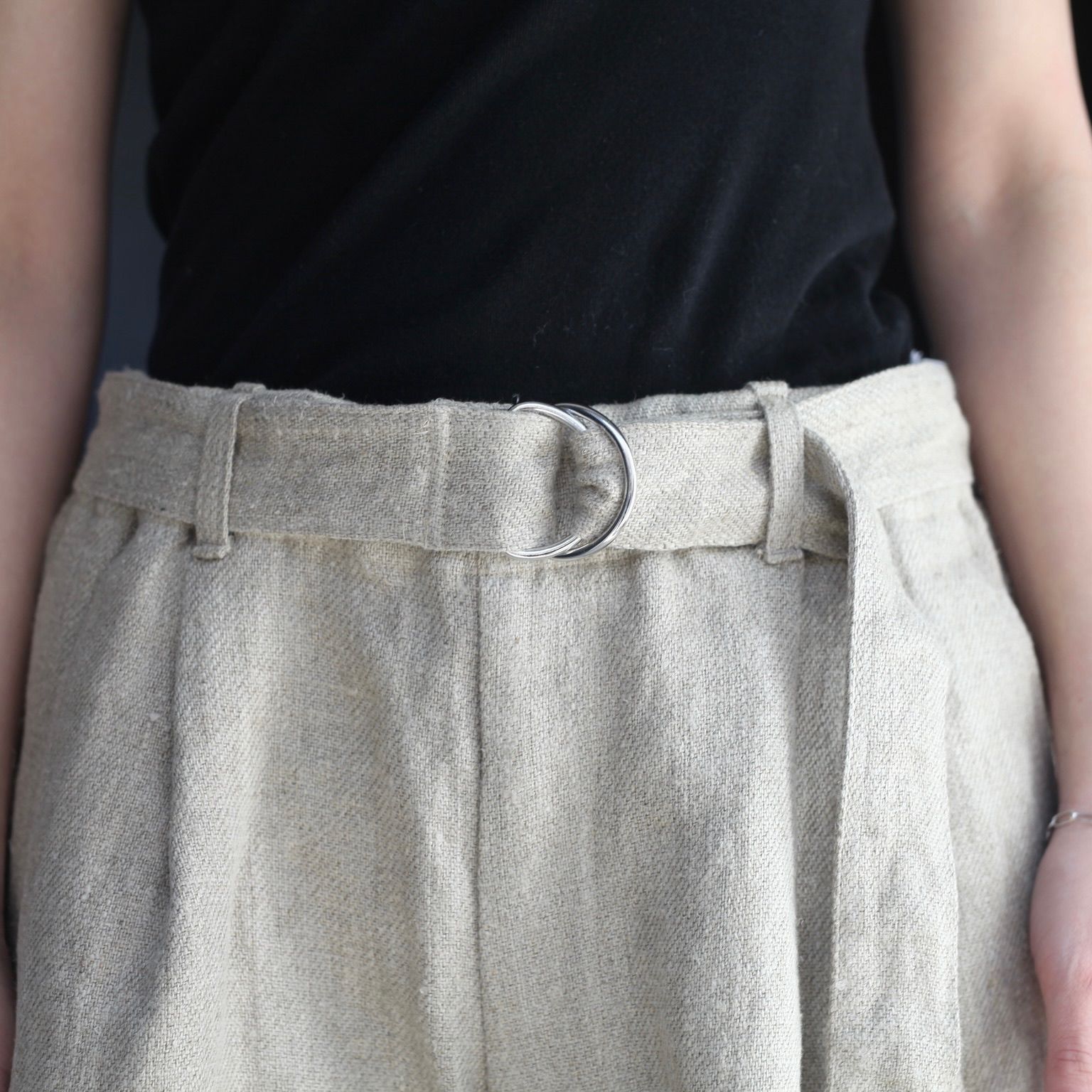 【残り一点】セミウェットリネンショートパンツ