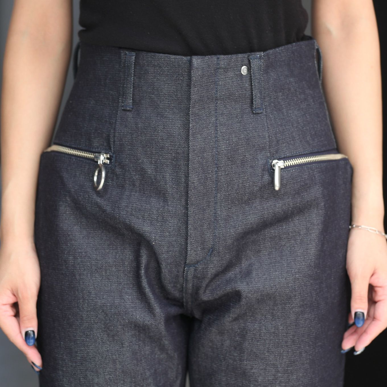 【残り一点】Square Zip Denim
