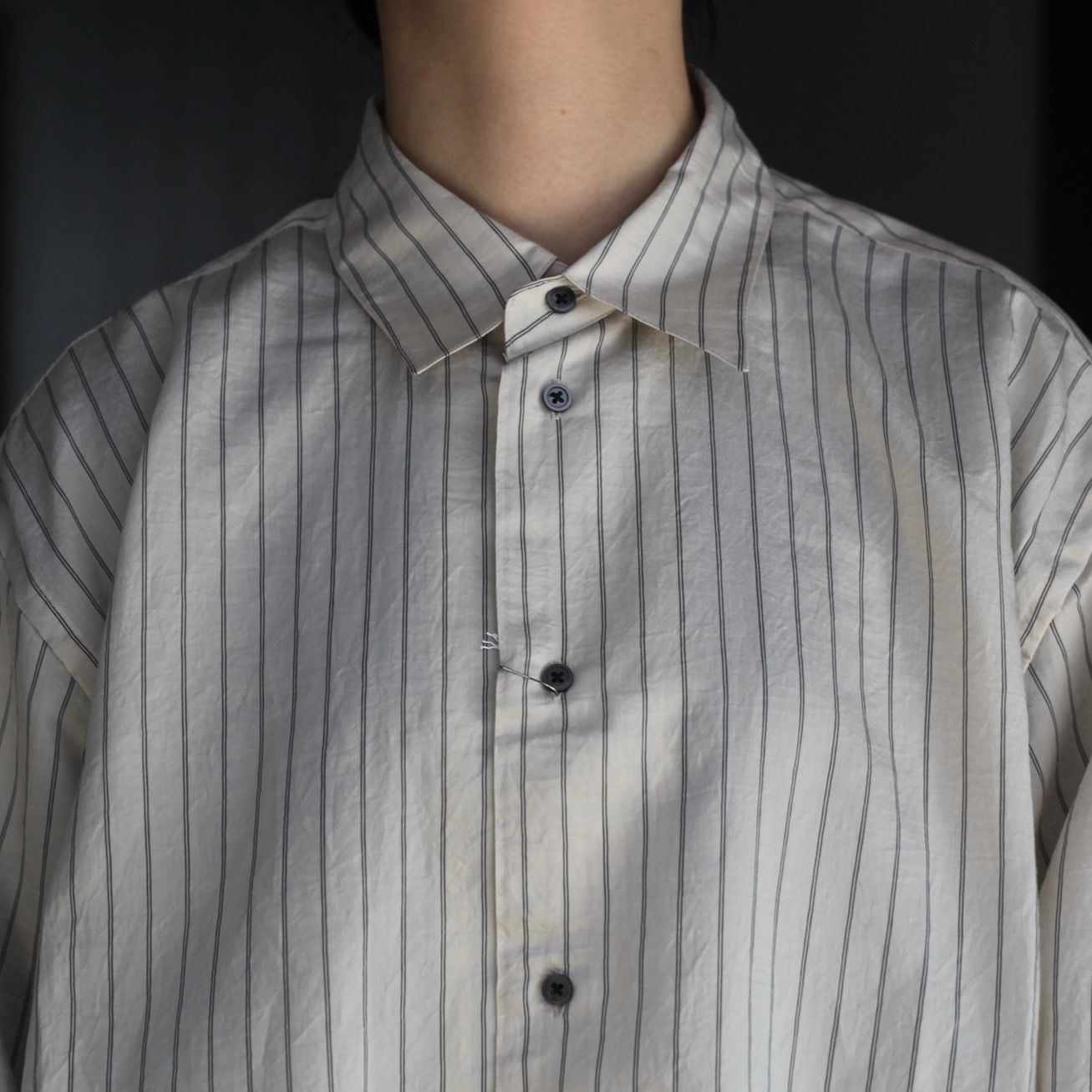 【残り一点】カルビアストライプL/Sシャツ