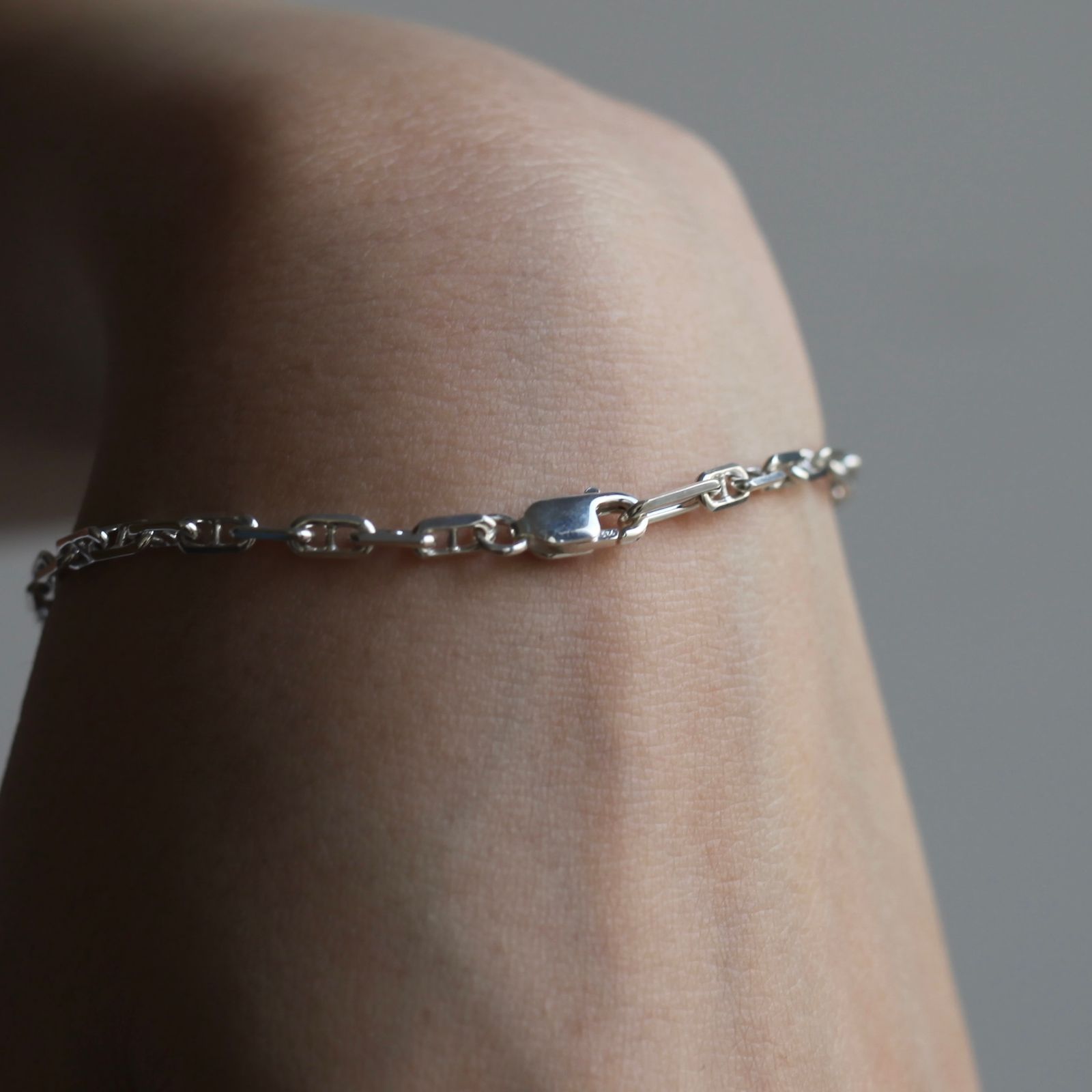 【お取り寄せ注文可能】Anchor ID Bracelet_M(WHITE)