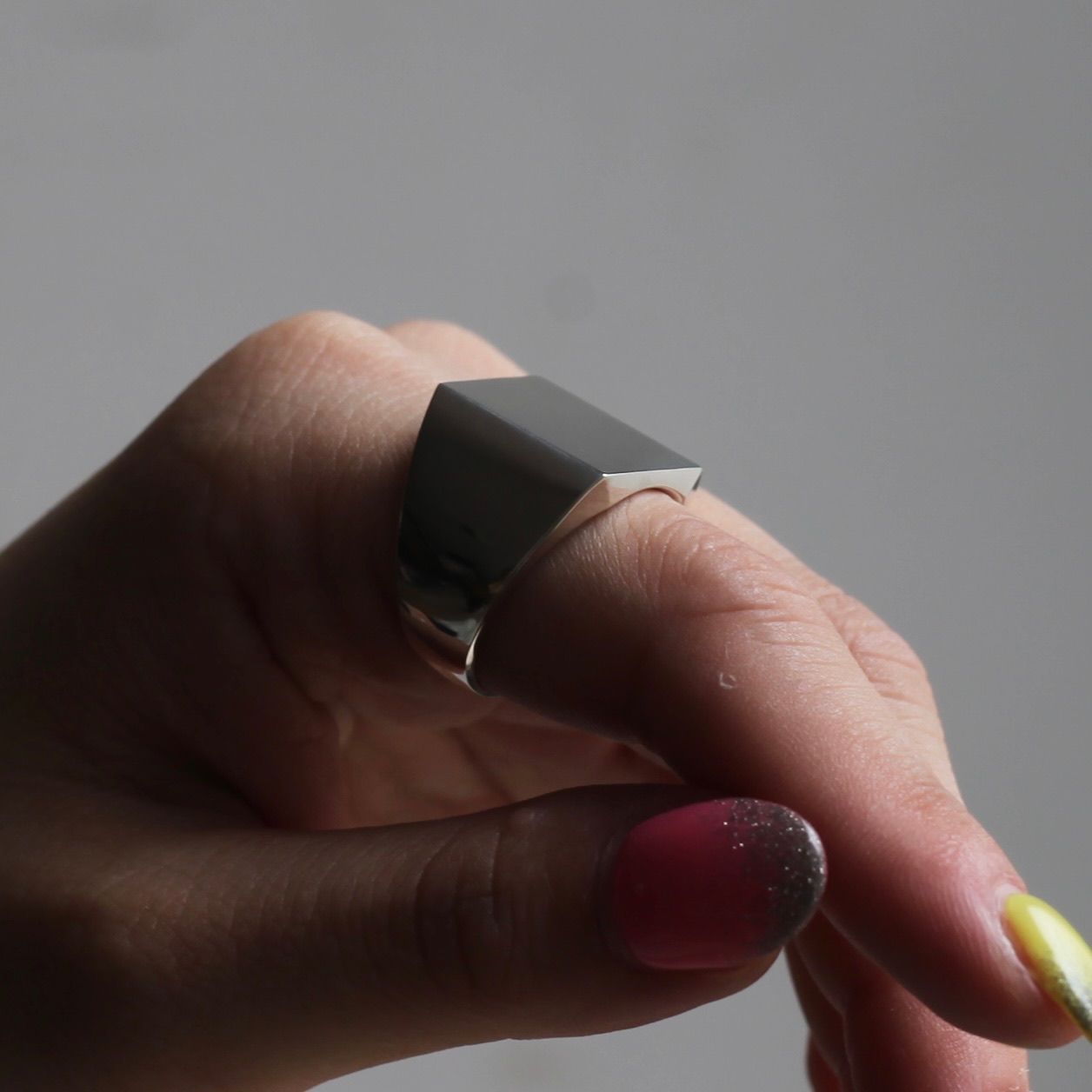 【残り一点】Square Ring Large(SILVER)