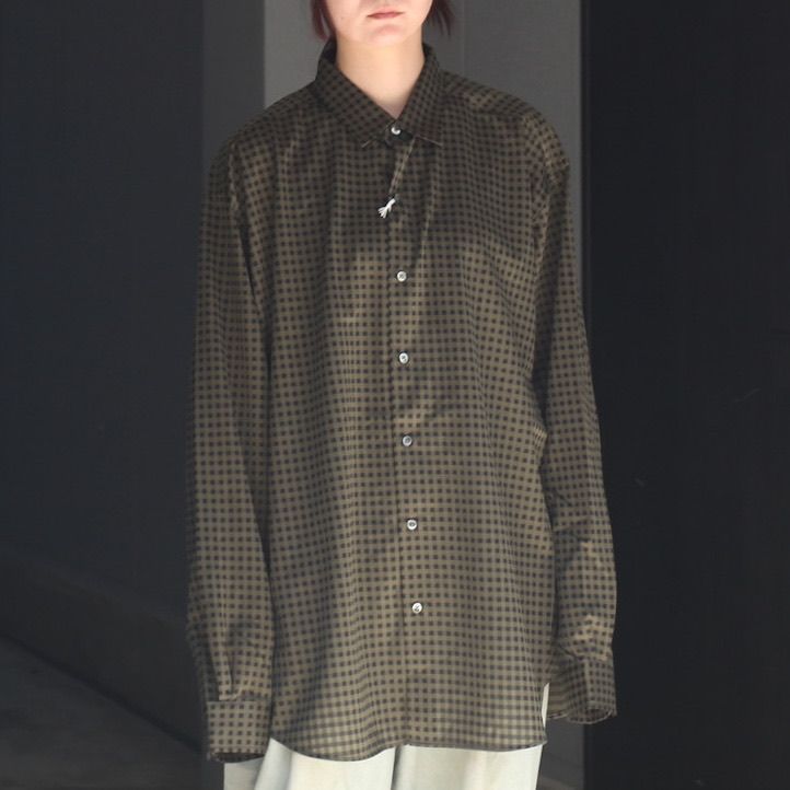 【残り一点】36G Atmosphere Check Shirt