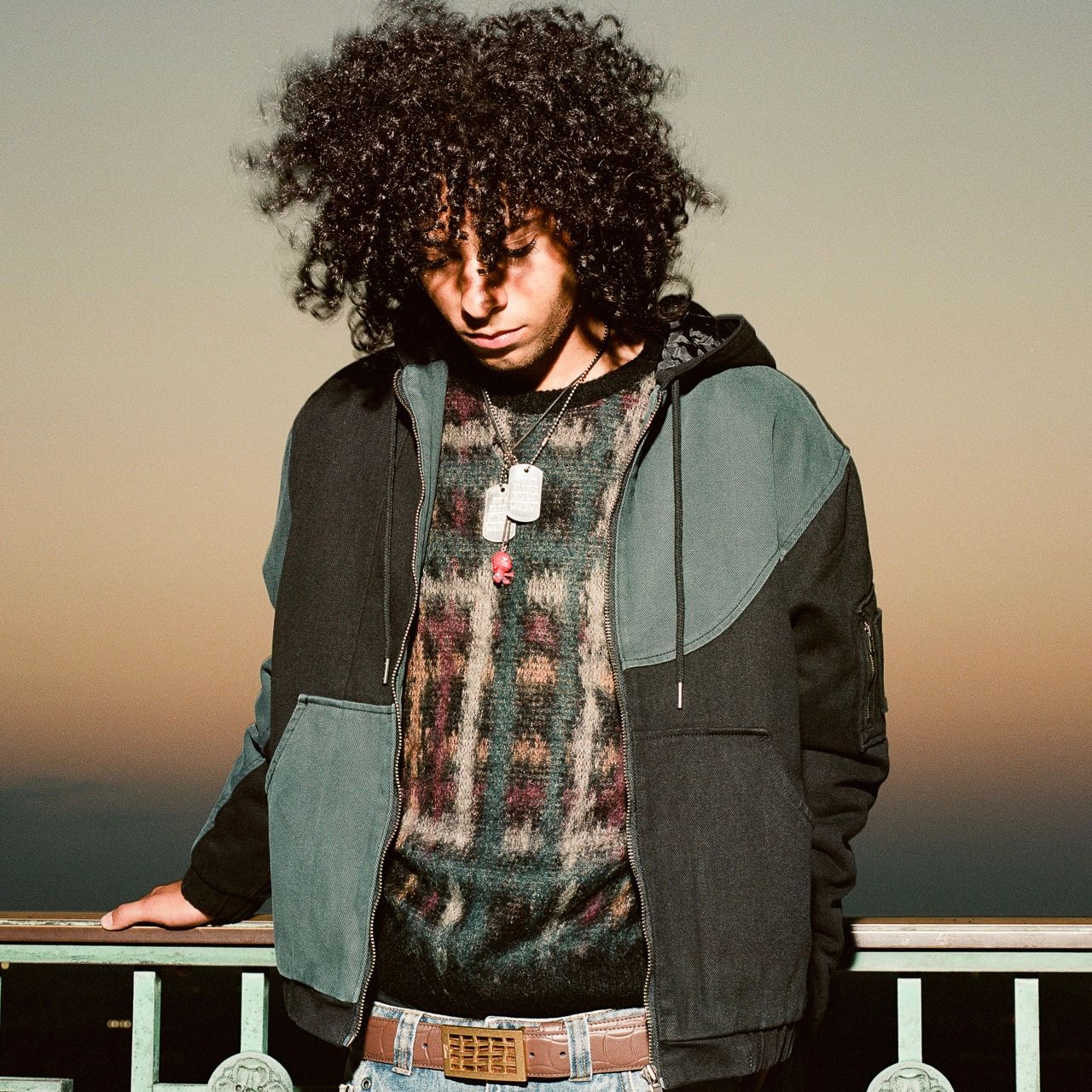 ジャケット・アウター DIME studded wool bomber dime-studded-wool-bomber-tan-