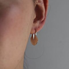 【残り一点】YU-KIN Rotus Slit Earrings(両耳用）