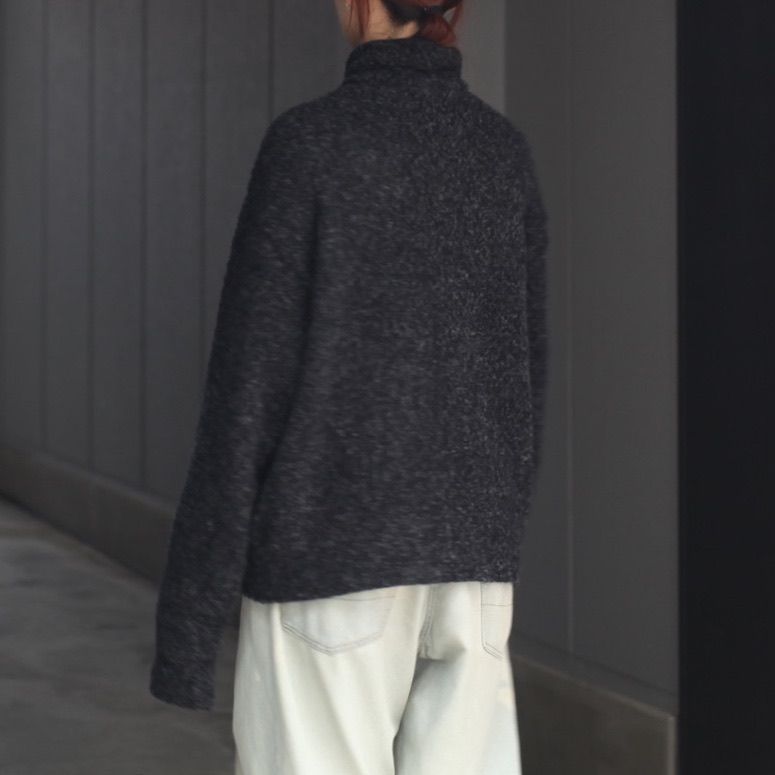 【残り一点】Boucle Half Zip Pullover