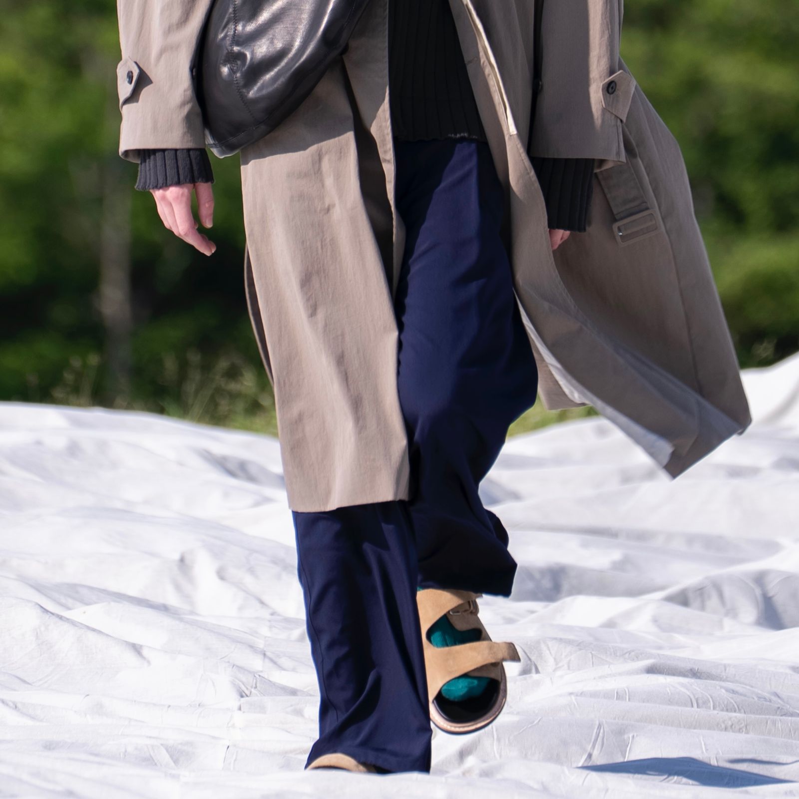 【残り一点】Wool Washer Tropical 2pleated Easy Trousers