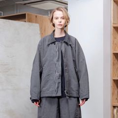 【残り一点】ダブルフェイスジップブルゾン