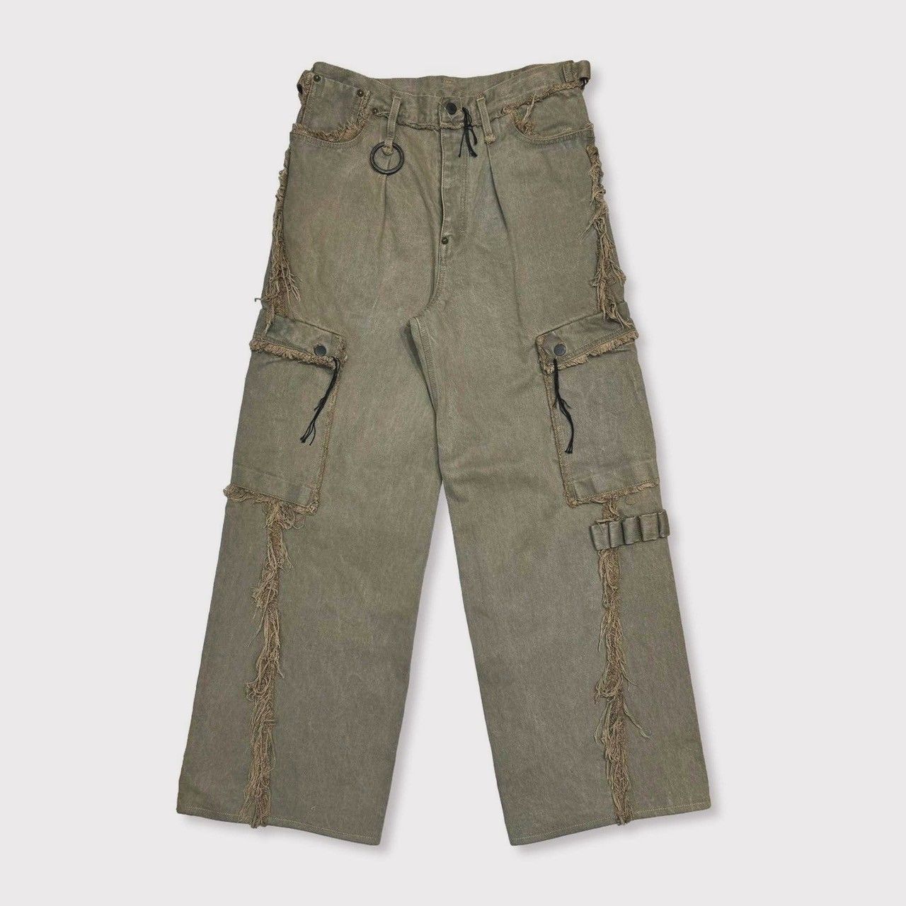 【残りわずか】Slash Seam Twist Cargo Jeans