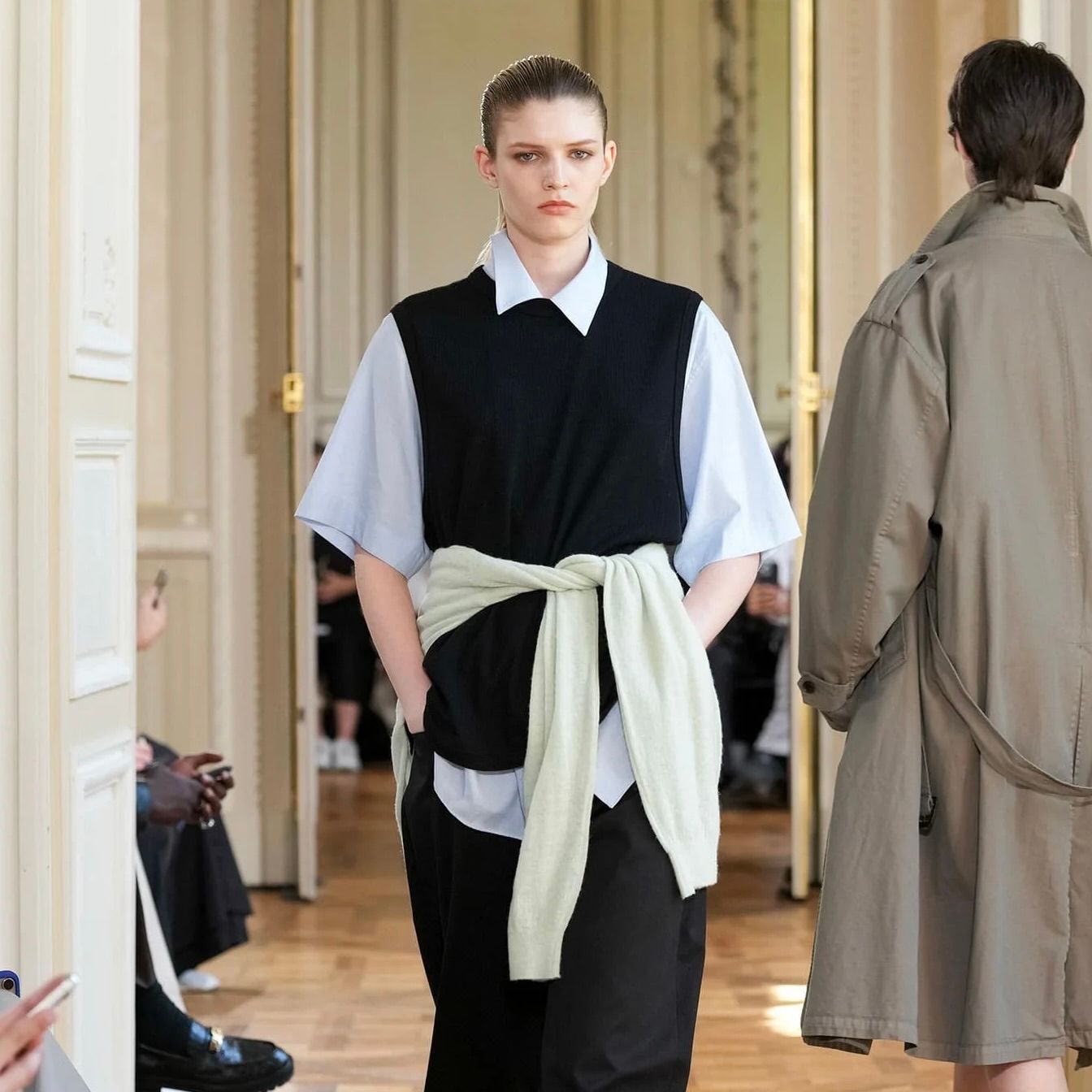 【残り一点】W/AL/NY Knit V Neck Cardigan