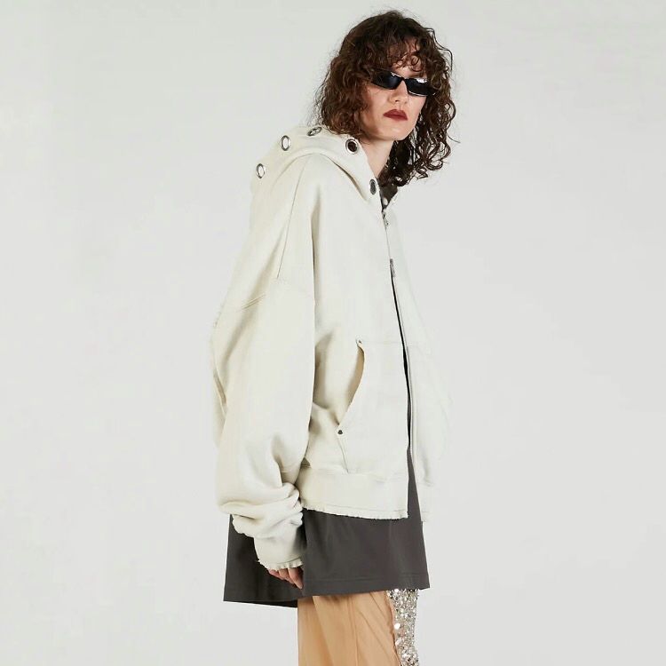 【残り一点】Eyelet Hoodie Parka