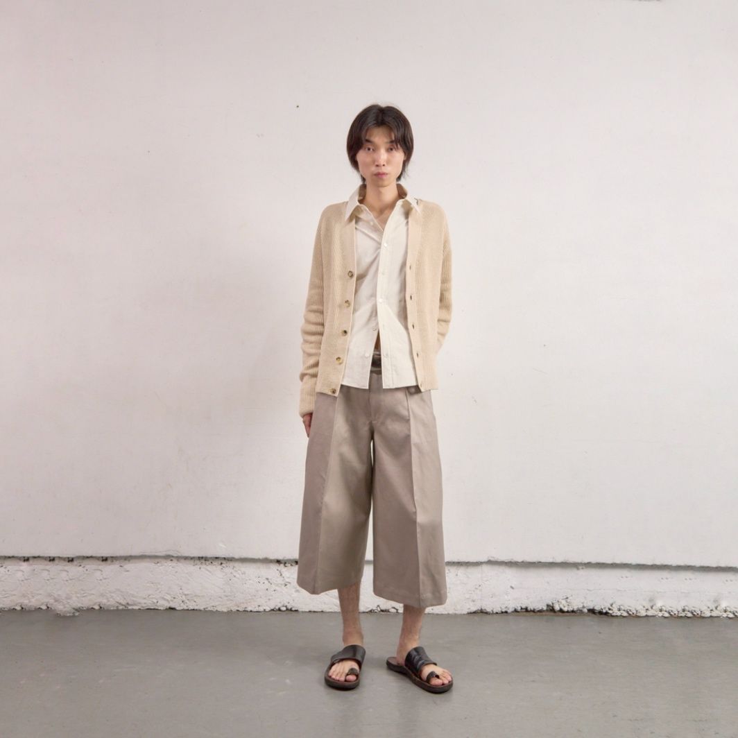【残り一点】S Curved Utility Capri Trousers