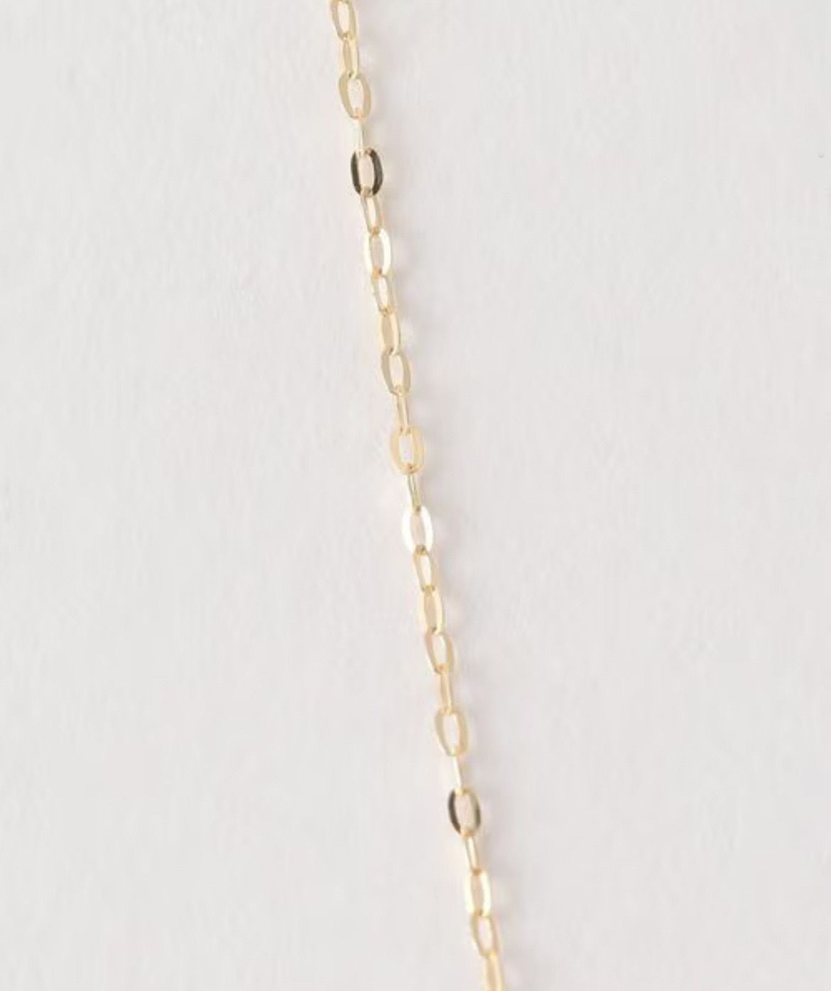 【お取り寄せ注文可能】K10YG Ball Chain Lariat Necklace