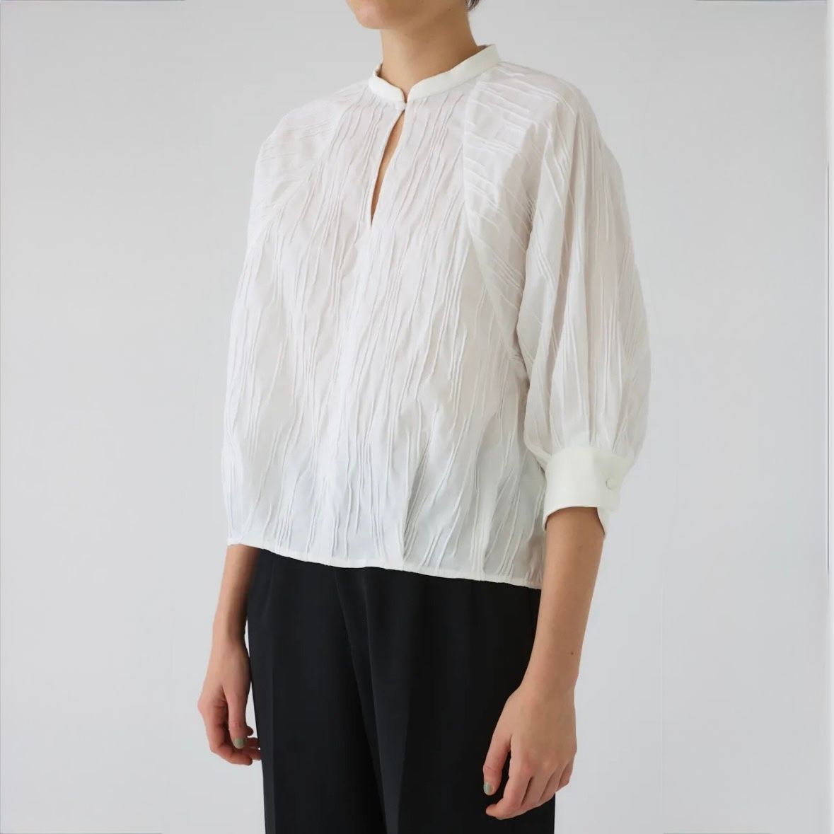 【残り一点】Tuck Pleats Raglan Blouse