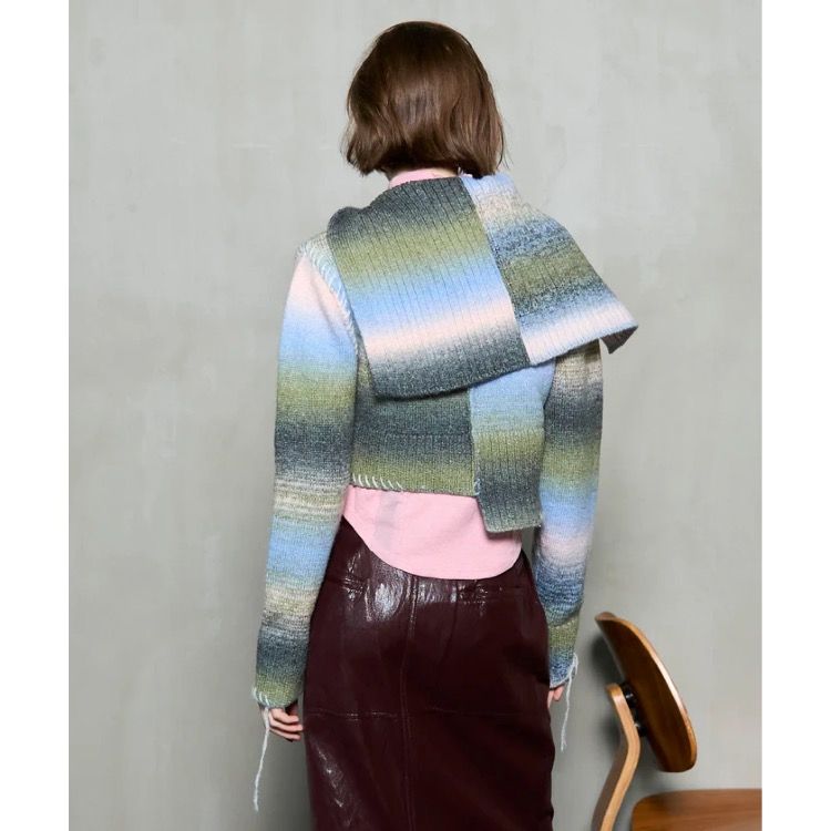 【残り一点】Asymmetry Knit Cardigan