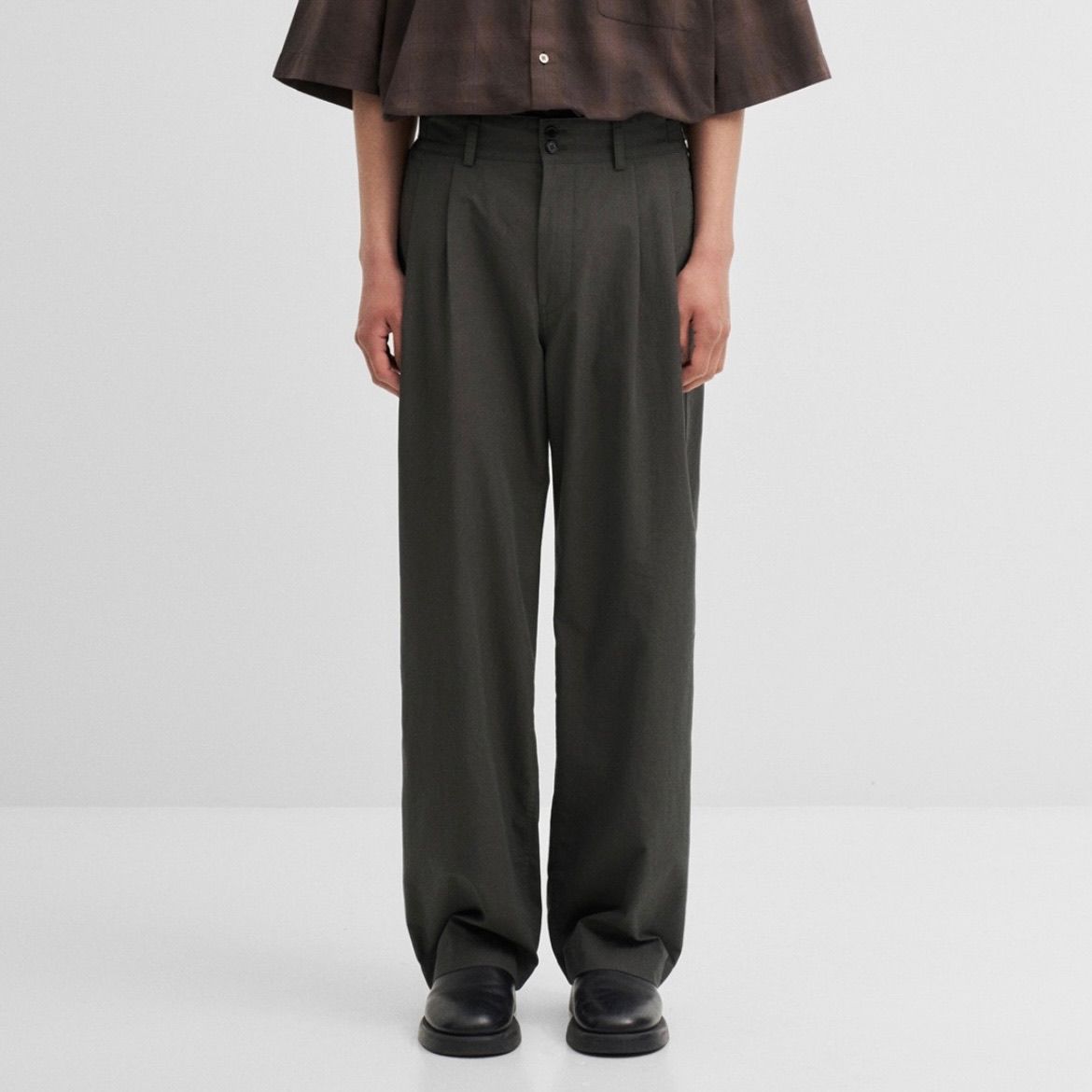 パンツ ANOTHER OFFICE Santiago Officer Pants 03 MUSINSA | ANOTHER OFFICE Santiago Officer Pants (Almost Black)