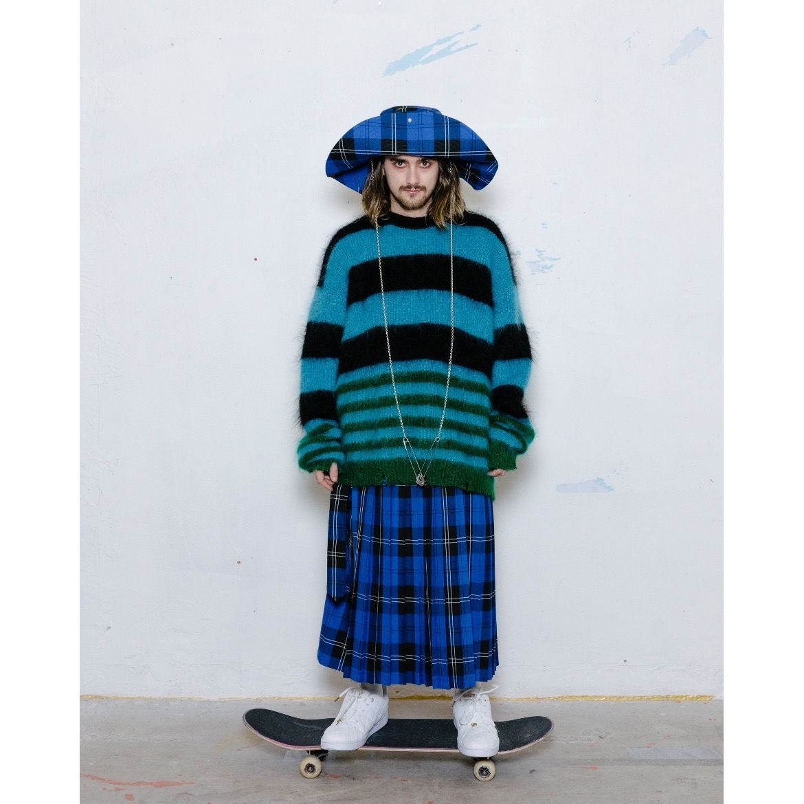 KIDILL - 【残り一点】Mohair Border Knit | ACRMTSM ONLINE STORE