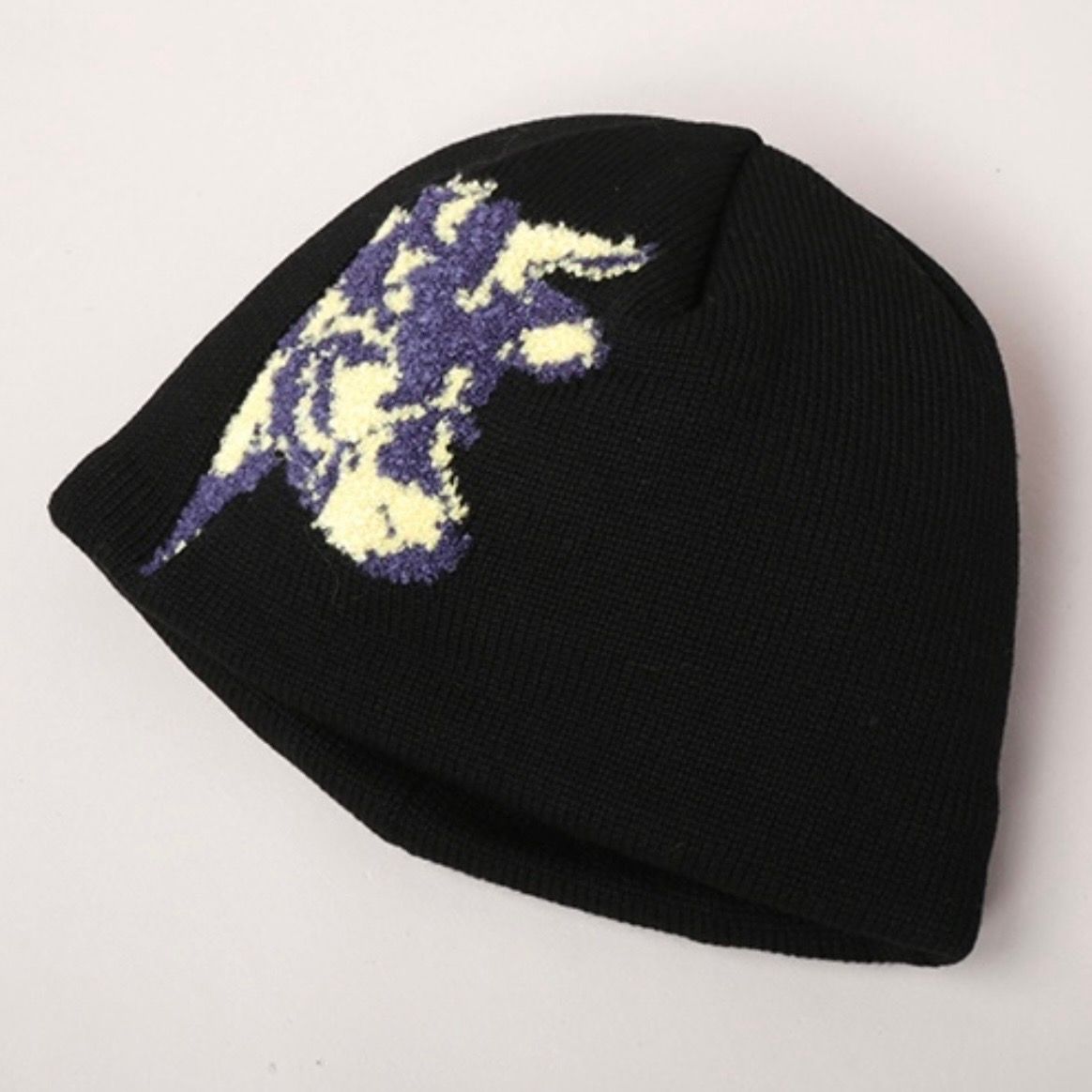 【残り一点】Cow Motif Jacquard Beanie