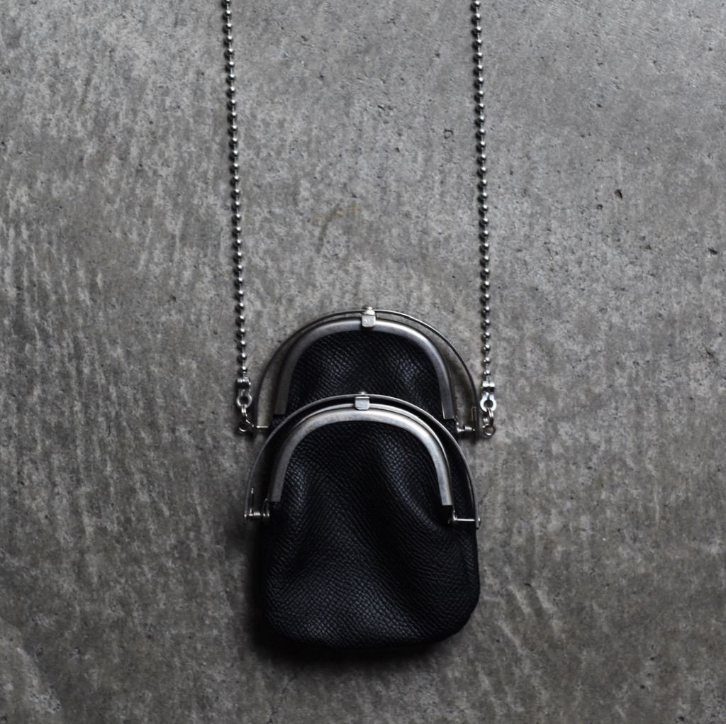 【残りわずか】Chain Double Frame Purse(ODD_COW EMBOSS)