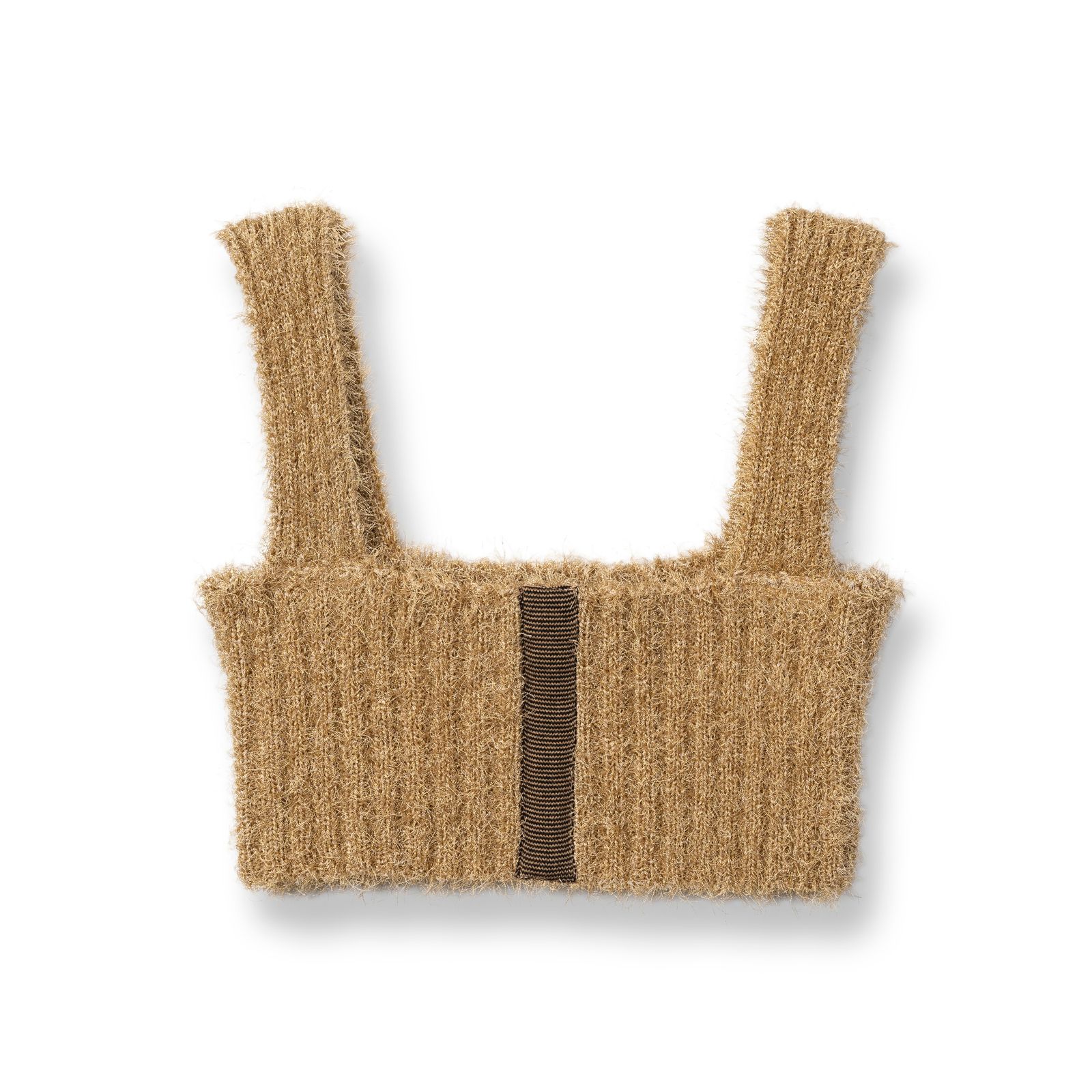 【残り一点】Shimmering Shaggy Knitted Band Tops