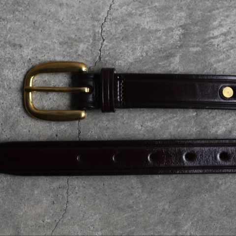 【残りわずか】Snaffe Bits Belt(HAVANA×BRASS)