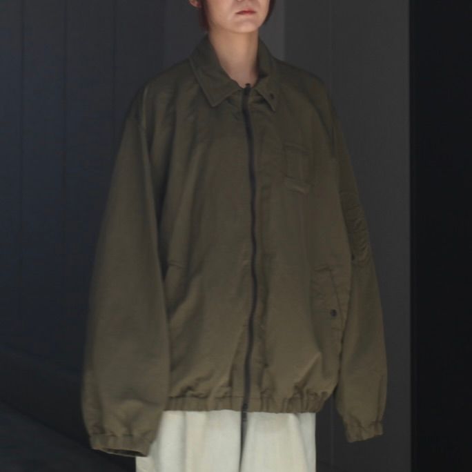 【残りわずか】Bio Washed Nylon Oversized Fight Jacket