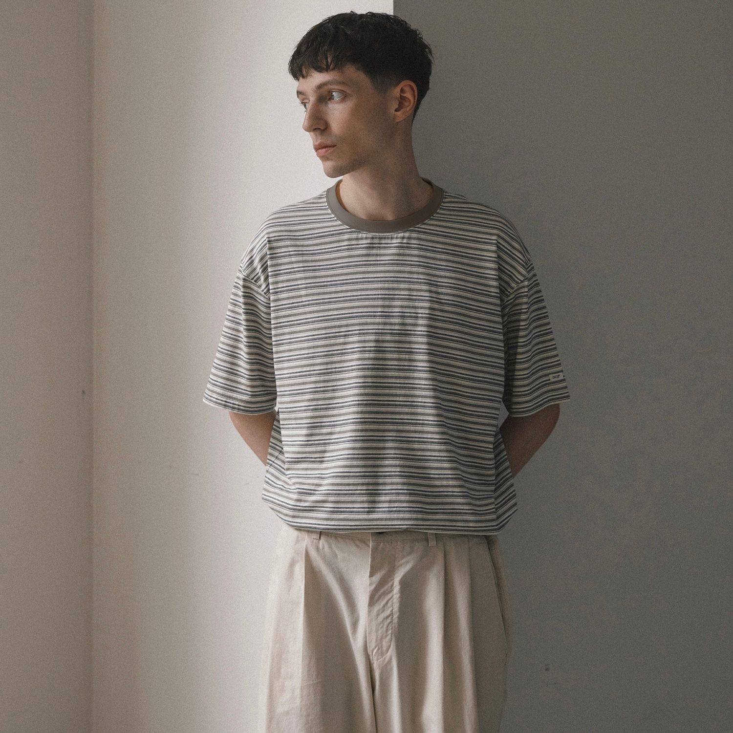 【残り一点】Zephyr Stripe Short Sleeve Tee