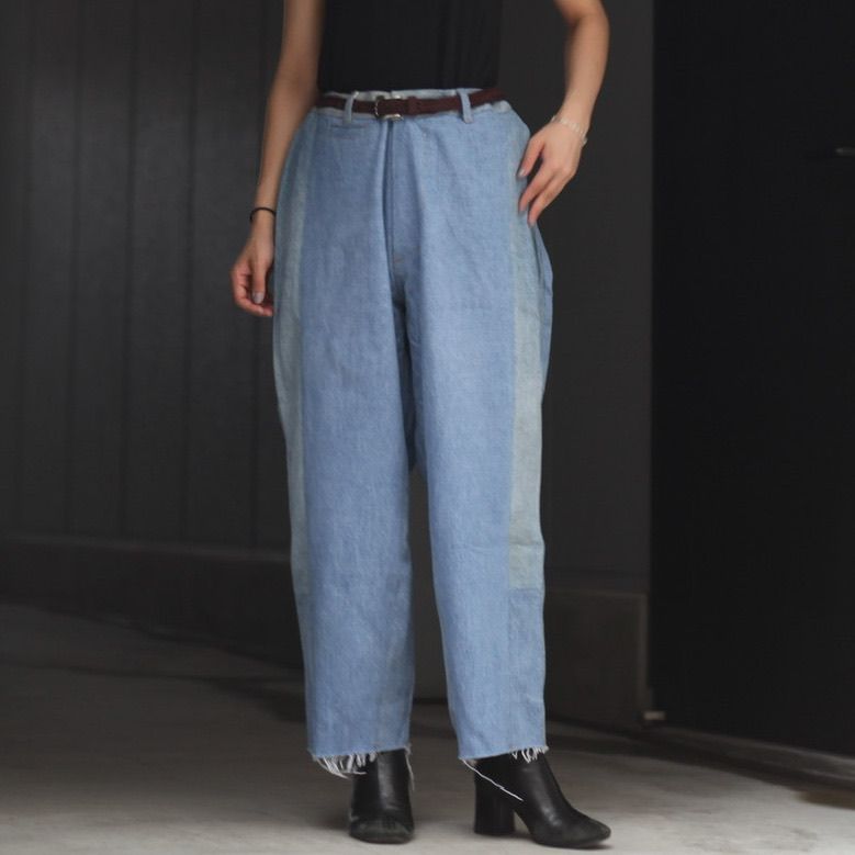 【残り一点】Reconstructed Super Baggy Slacks Denim_2(M)