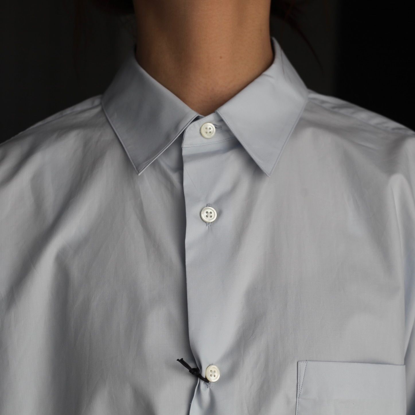 【残り一点】Suvin Cotton Oversized Regular Collar Shirt