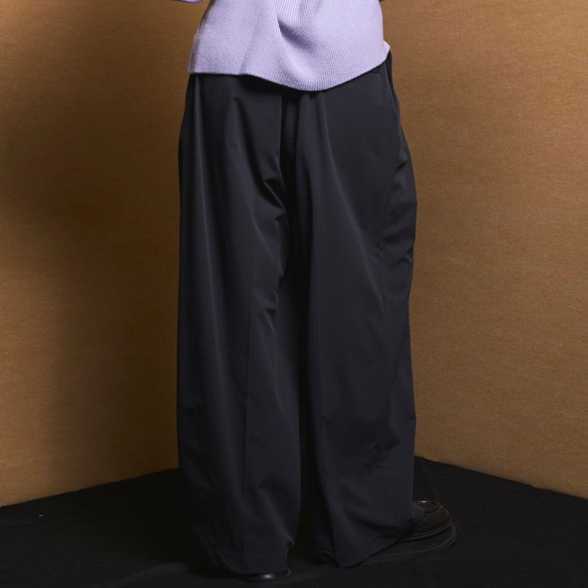 【残り一点】Prime-Wide Two-tuck Trousers(PERTEX)