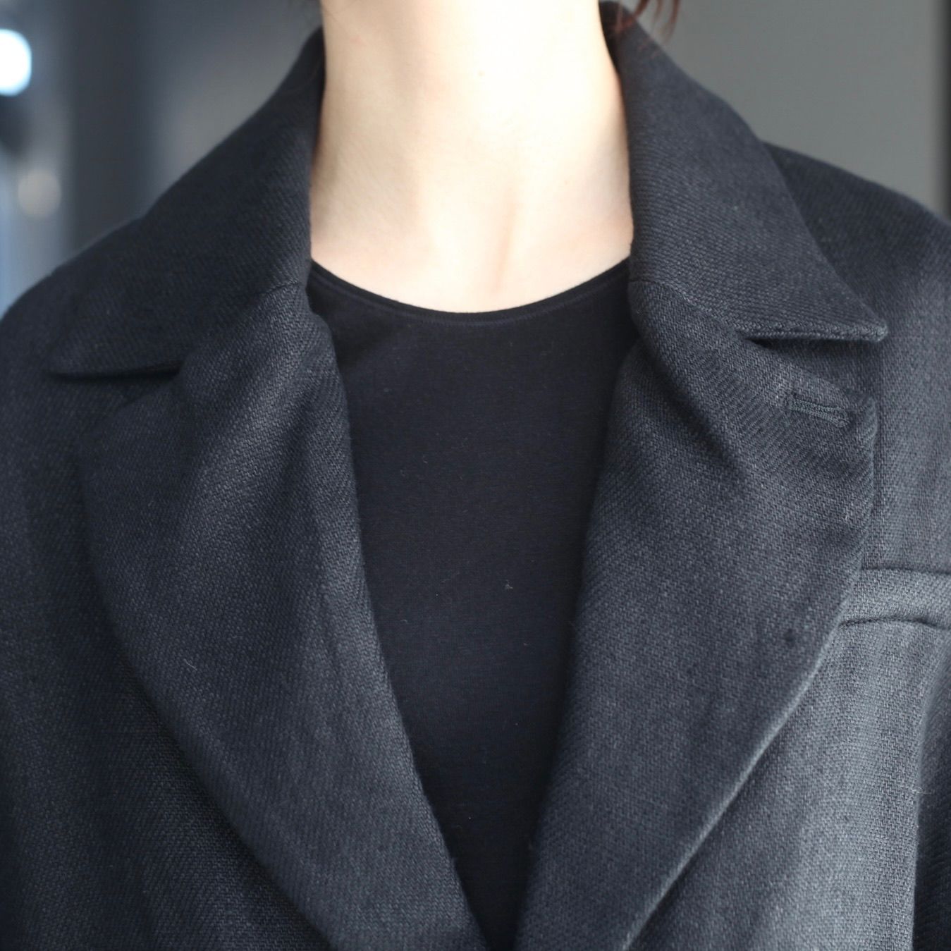 【残り一点】セミウェットリネンシングルジャケット