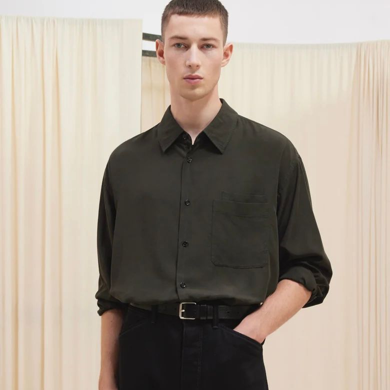 LEMAIRE ルメール リバースベルト ブラック レザー LEMAIRE - 【残りわずか】Reversed Belt_25mm | ACRMTSM ONLINE